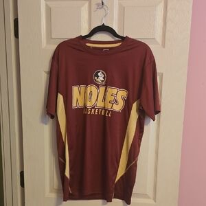 Knights Apparel Red‎ and Yellow Noles Basketball Tee